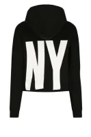 Суитчър/блуза | Cropped Fit DKNY Kids черен